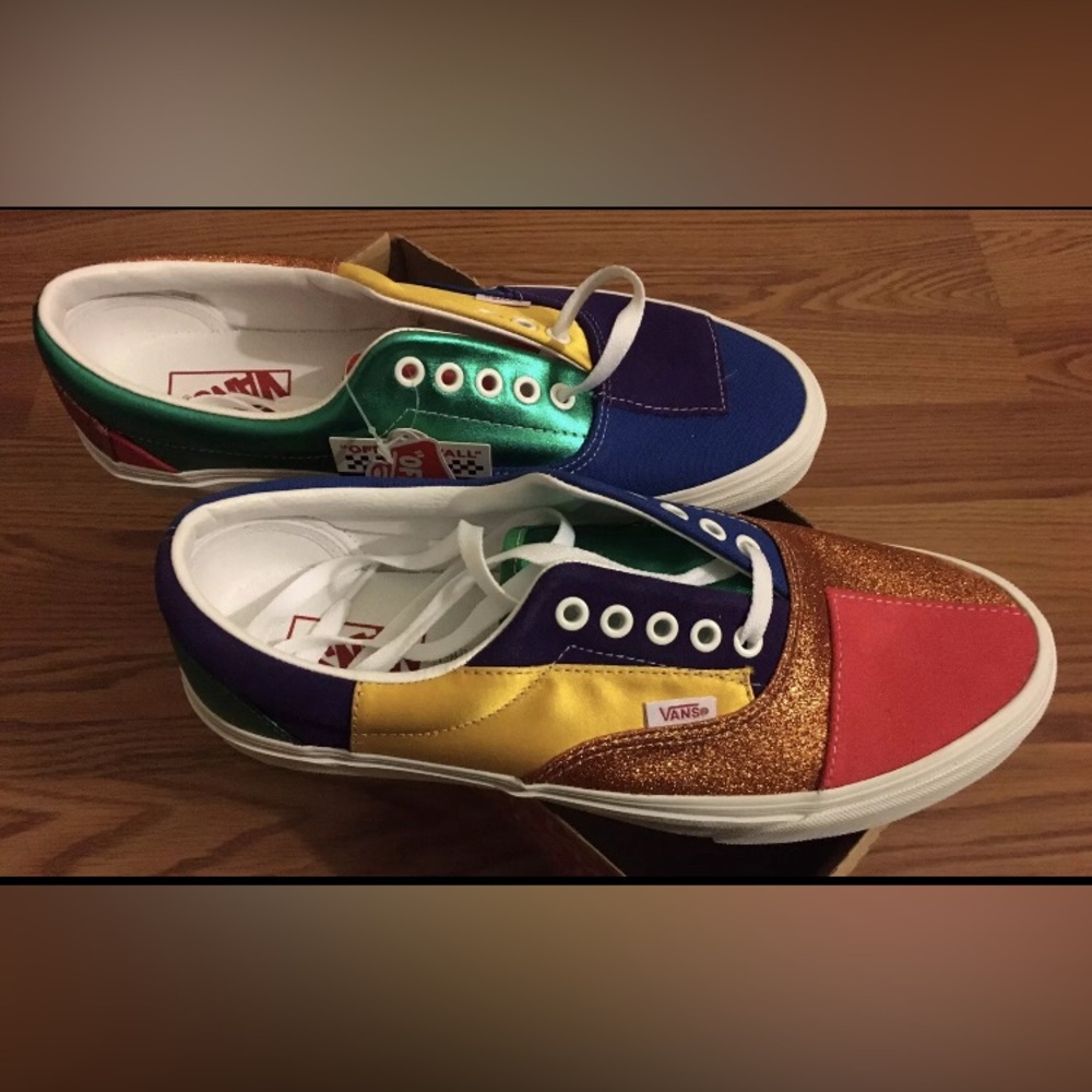 Vans UA Era Classic Pride Patchwork - Men’s Size 10 New With Tags - Picture 4 of 4